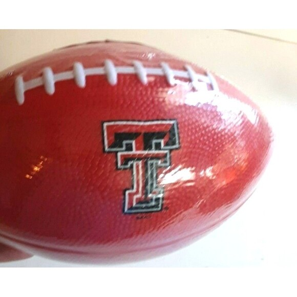 Texas Tech Red Raiders Foam Football & Reusable Water Bottle Sports Play Kids - Picture 2 of 6